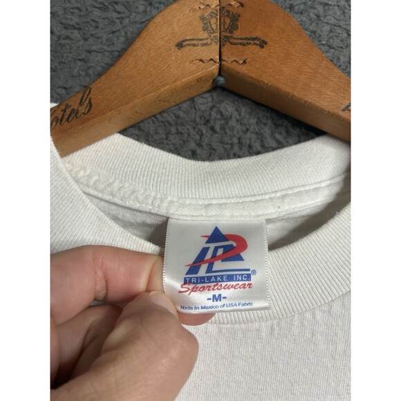 Vintage 90s University Of Texas Longhorns T-Shirt Mens Medium College Rivalry - Picture 6 of 12